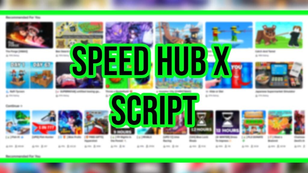 Speed Hub X Script (2026) | Blox Fruits Auto Farm & Mobile Support